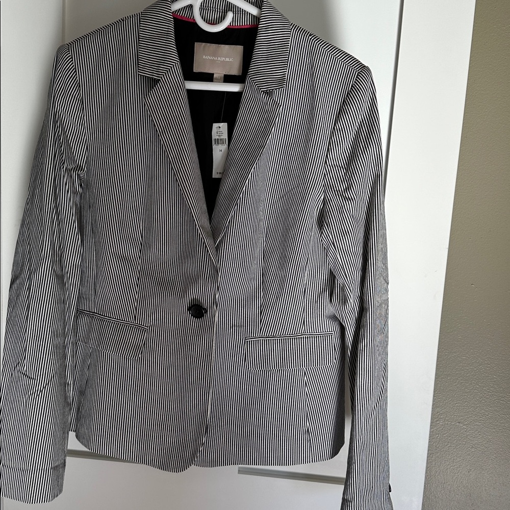 Banana Republic Pinstripe Blazer Jacket NWT